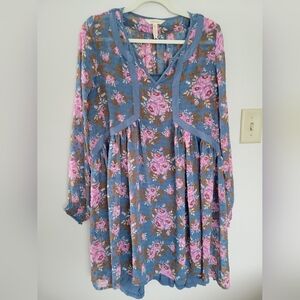 Matilda Jane To the Nines Floral Dress Sz L